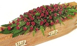 Red Rose Casket Spray